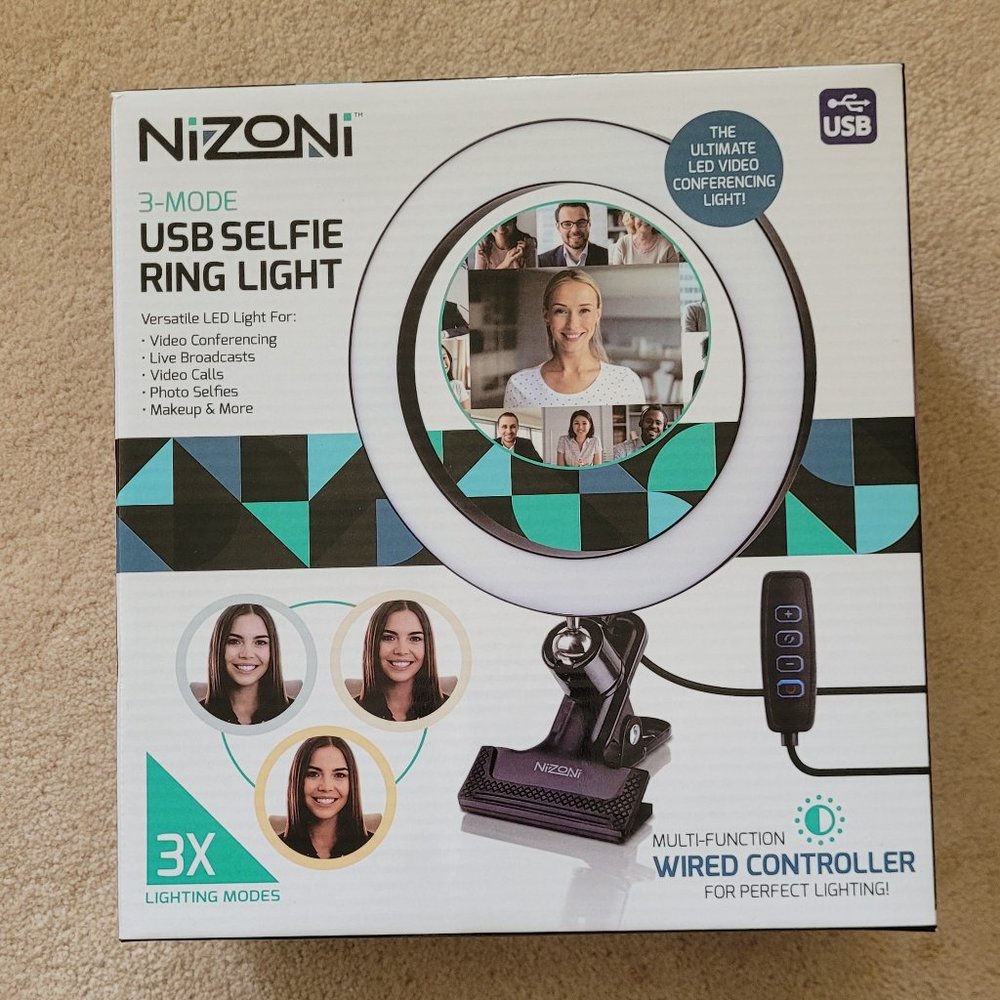 Nizoni USB Selfie Ring Light
